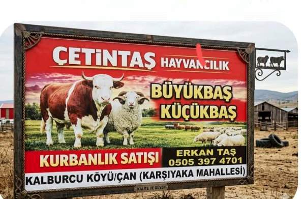    ÇETİNTAŞ ÇİFTLİĞİ’NDE KURBAN SATIŞLARI BAŞLADI