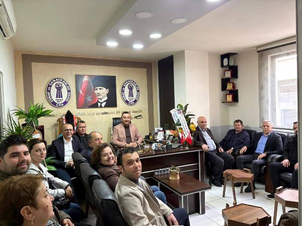 CHP Çan İlçe Teşkilatı’ndan Esnaf Odasına Ziyaret