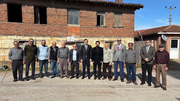 ÇAN KAYMAKAMI BÜLENT ŞİMŞEK’TEN DONDURMA KÖYÜ VE KİLİMLİ OBA’YA ZİYARET